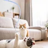 Cat Interactive Toy Simulated Mouse Tail Cat Teaser Toy Funny Silicone Mouse Long Tail Stick Cat Toy Indoor Kitten Teaser Stick 2