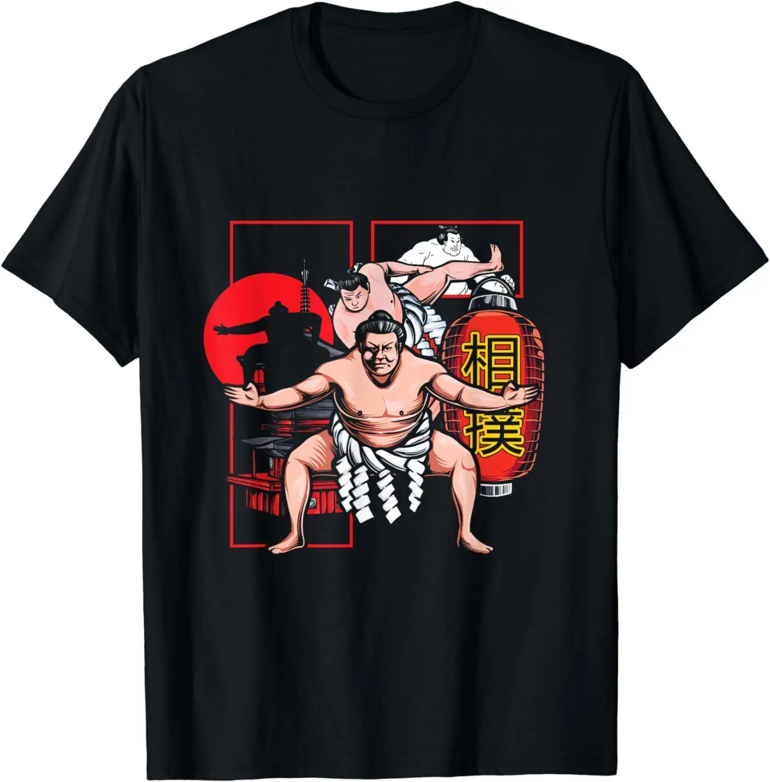 New Limited Japanese Sumotori Japan Wrestling Sumo Tee Shirt S-3Xl