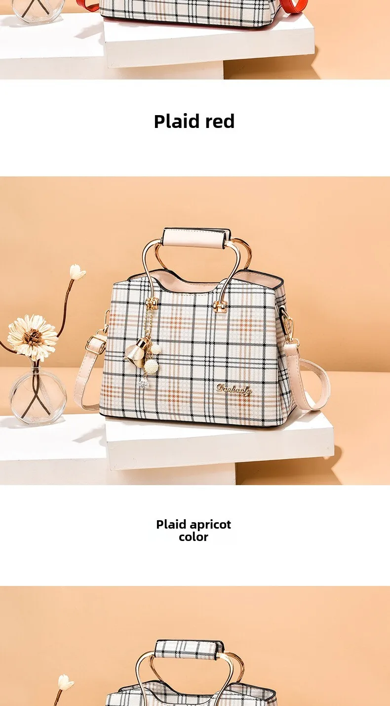 Borsa a tracolla, borsa versatile del nuovo modello 2024, marchio alla moda, borsa a tracolla da donna classica semplice e di grande capacità._voghion.com