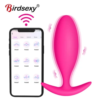 APP Remote Control Anal Vibrator Bluetooth Butt Plug Men Prostate Massager Female Vagina Massager Dildos