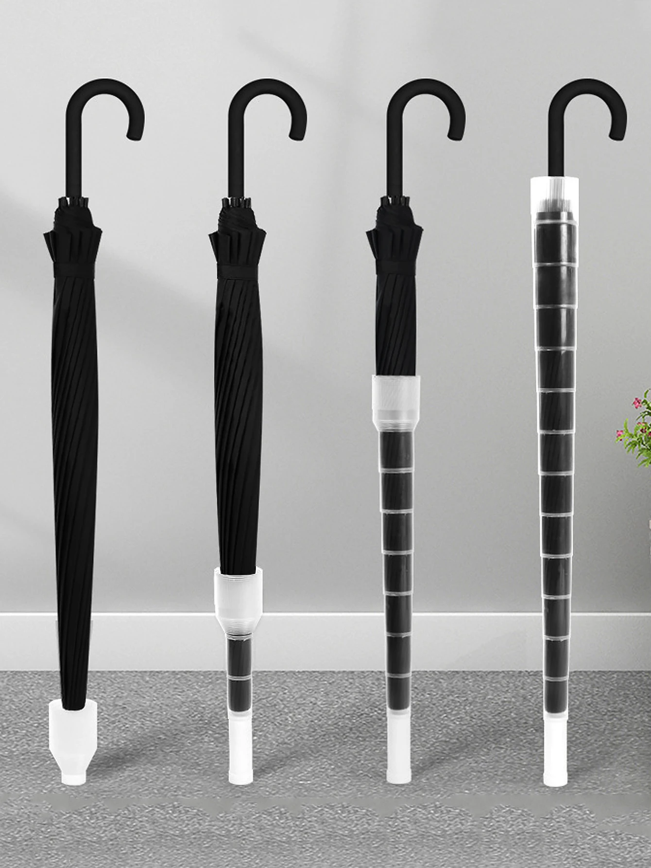 Transparent Suspension Umbrella Stand Multi-functional Car Umbrella Stand Storage Cover umbrella stand