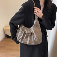 sac de luxe femme sac bandoulière femme sac de marque luxe femme DistMurcia-Sacs à main plissés vintage pour femmes, sac hobo rétro, design de luxe, grande capacité, initié, hiver, nouveau, 2024 4