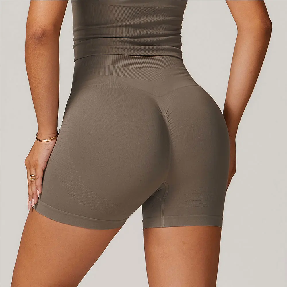Workout Seamless Hot Pants Yoga Pants Tight Workout Shorts Women