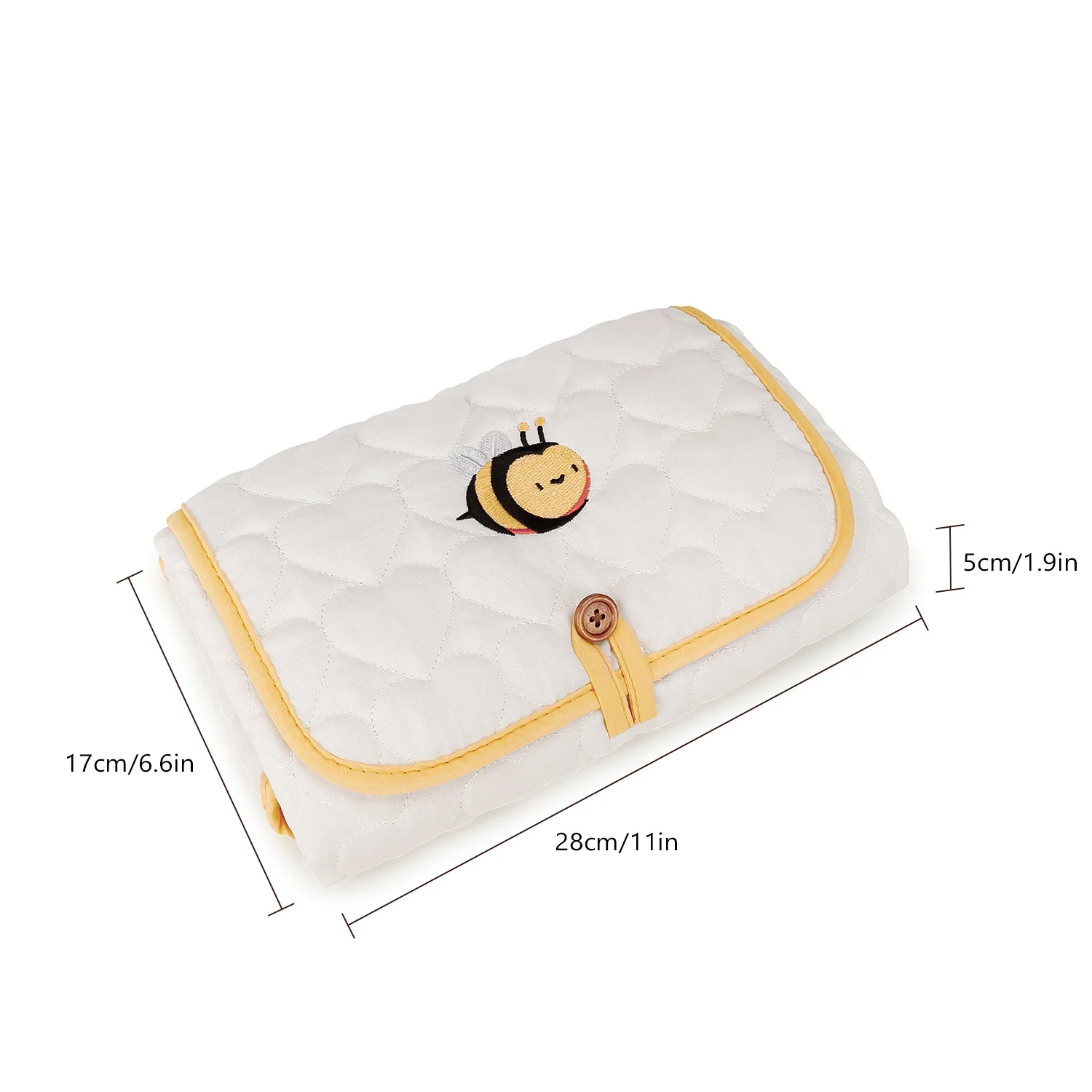 Portable Baby Changer Easy to Clean Baby Changing Diaper Mat Waterproof Change Case Pad for Newborn Babies