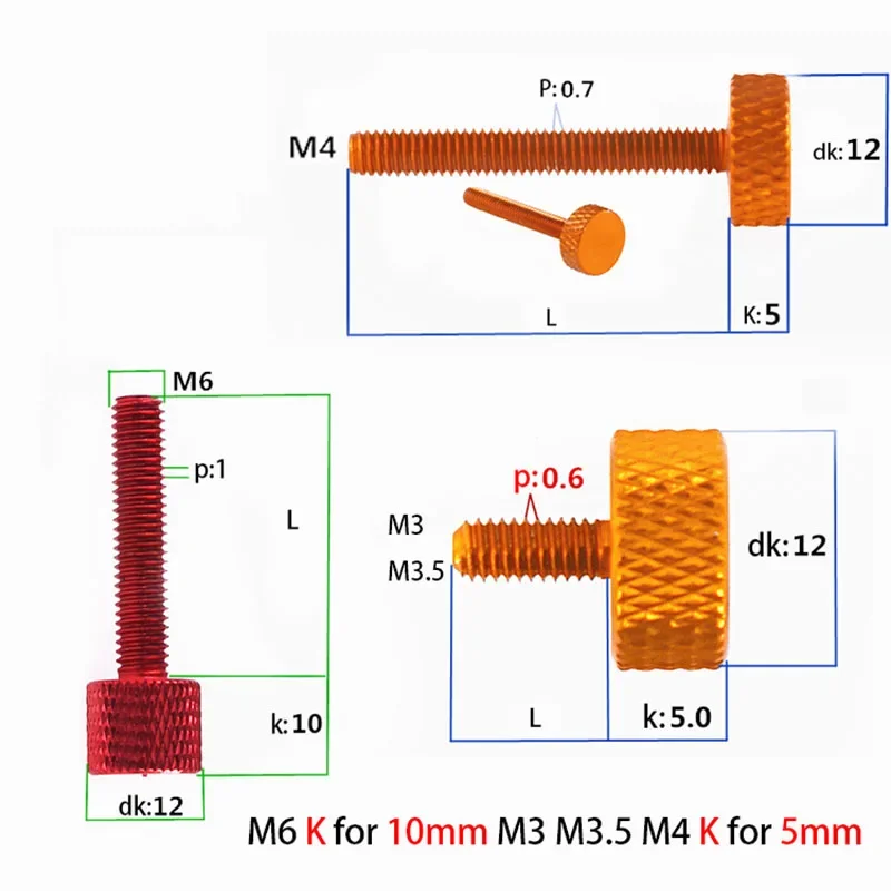 6# -32 Lega Di Alluminio Manuale Serrare Le Viti Empirica Per Computer Case - Foto 6