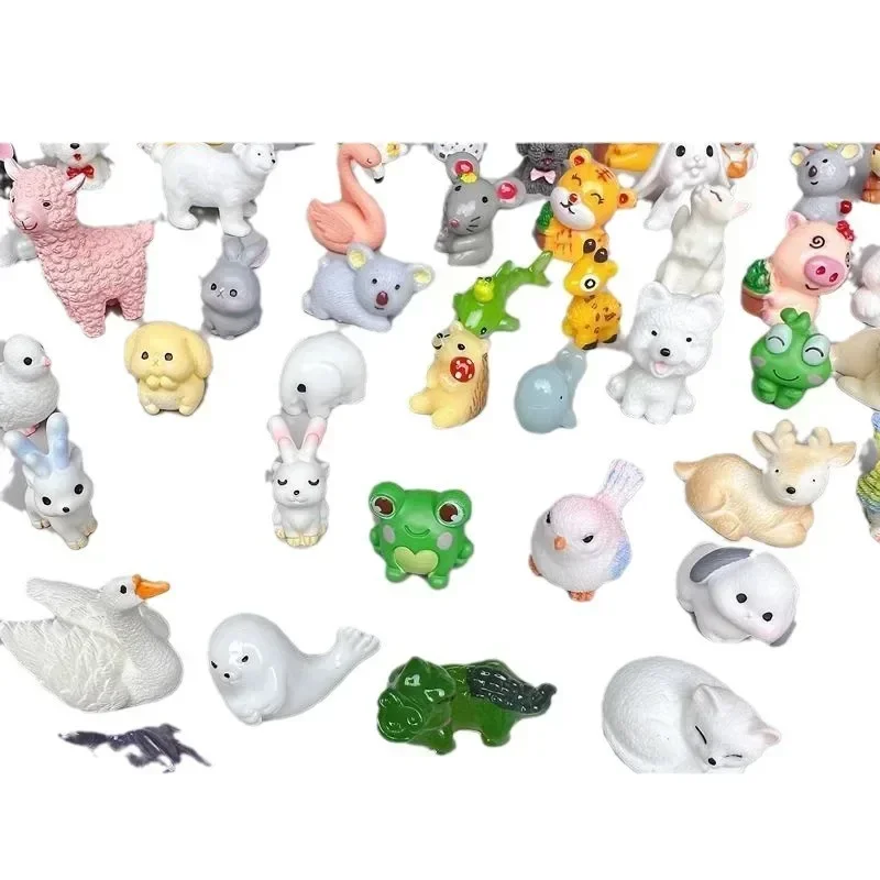 60PCS Kawaii Rabbit Dog Model Toys Child Birthday Party Favors Gifts Surprise Blind Bag Small Gifts Independent Packaging Random