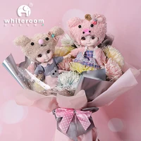 Ob11 BJD Doll Mini Dolls For Girls Animal Clothes Accessories 1/12 Toy Baby 3D Big Eyes Beautiful DIY Toys Dress Up Free Gift 2