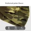 Windproof Fleece Hats Winter Warm Camouflage Thickened Thermal Tactical Hat Elastic Breathable Ski Baggy Hat 5