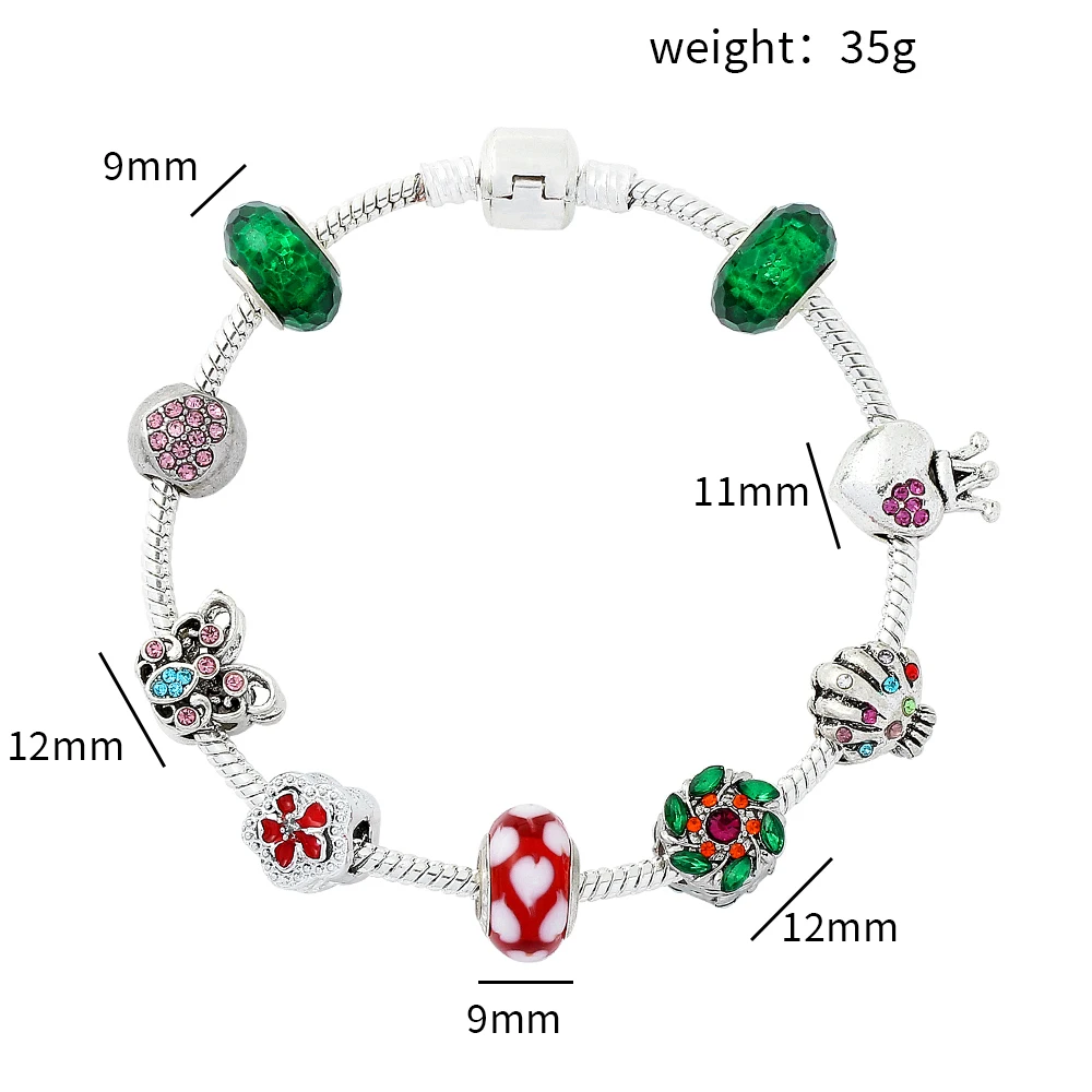 Disney Stitch ispirato braccialetto Cartoon Lilo & Stitch fai da te punto  ciondolo perline di cristallo braccialetto braccialetto per le donne  gioielli regali - AliExpress