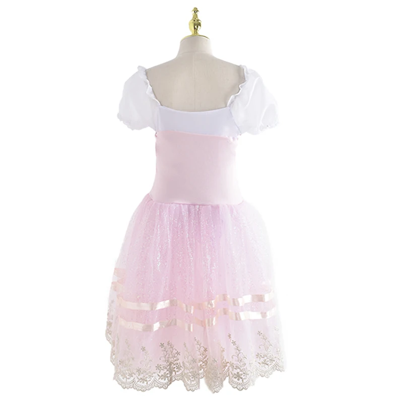 Romantic tutu Ballet costumes adult fairy dress game show professional PengPeng skirt white skirt long veil ballet skirt