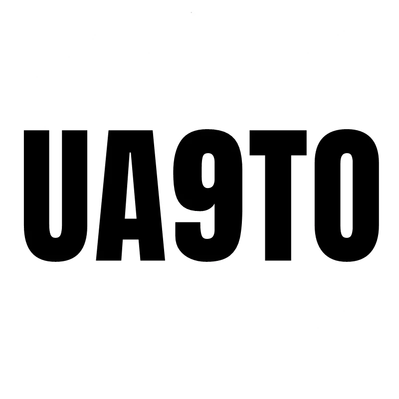 

Креативный радиолюбительский вызов, наклейка ua9, персонализированное украшение для автомобиля, мотоцикла, модный стикер для автомобиля, стикер высокого качества