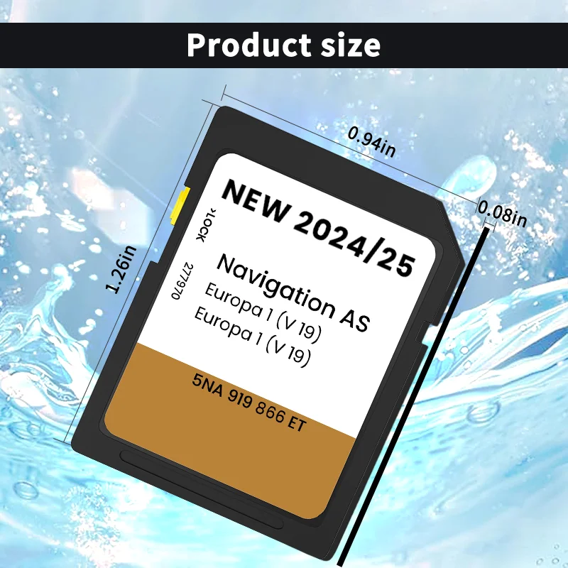 Navigation SD Card for VW compatible with Europe + UK only Discover Media MIB2 GPS SD Card gps map navigation sd cards