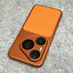 Custodia per telefono in pelle vegana TPU in silicone morbido con protezione per la fotocamera