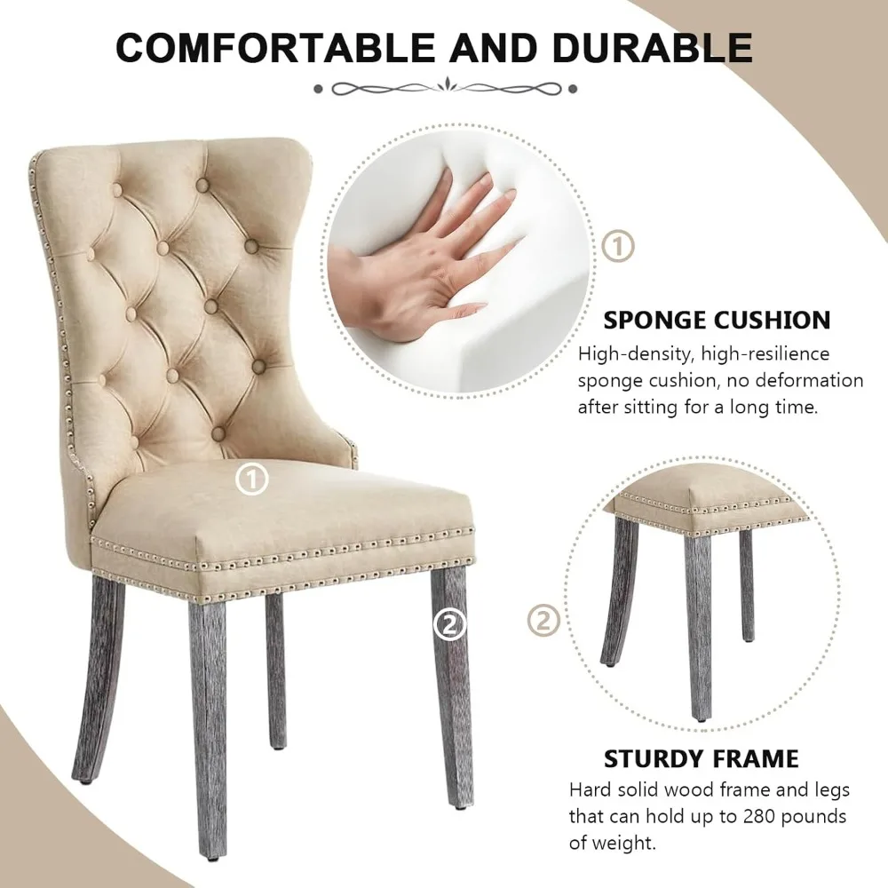 Wingback Dining Chairs 4