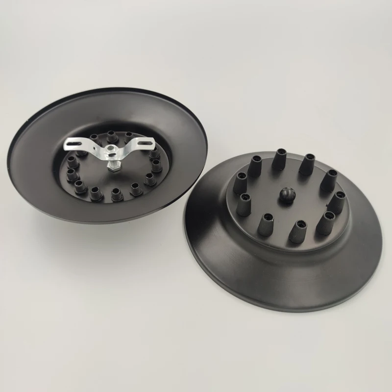Ceiling Plate Vintage Round 20cm 3/6/14 Holes For Pendant Lamp DIY + Lock Wire Black 8 Head Lamp Base