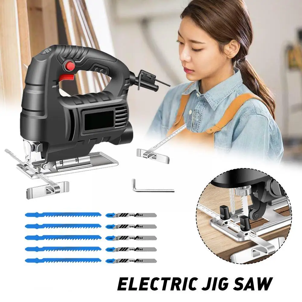 Multi-Function Cordless Jigsaw Electric Jig Saw Woodworking Power Tool  Adjustable For Makita 18V Battery M7G8 - AliExpress