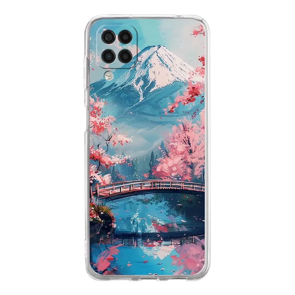 Japan Mount Fuji Cherry Blossom Phone Case Cover