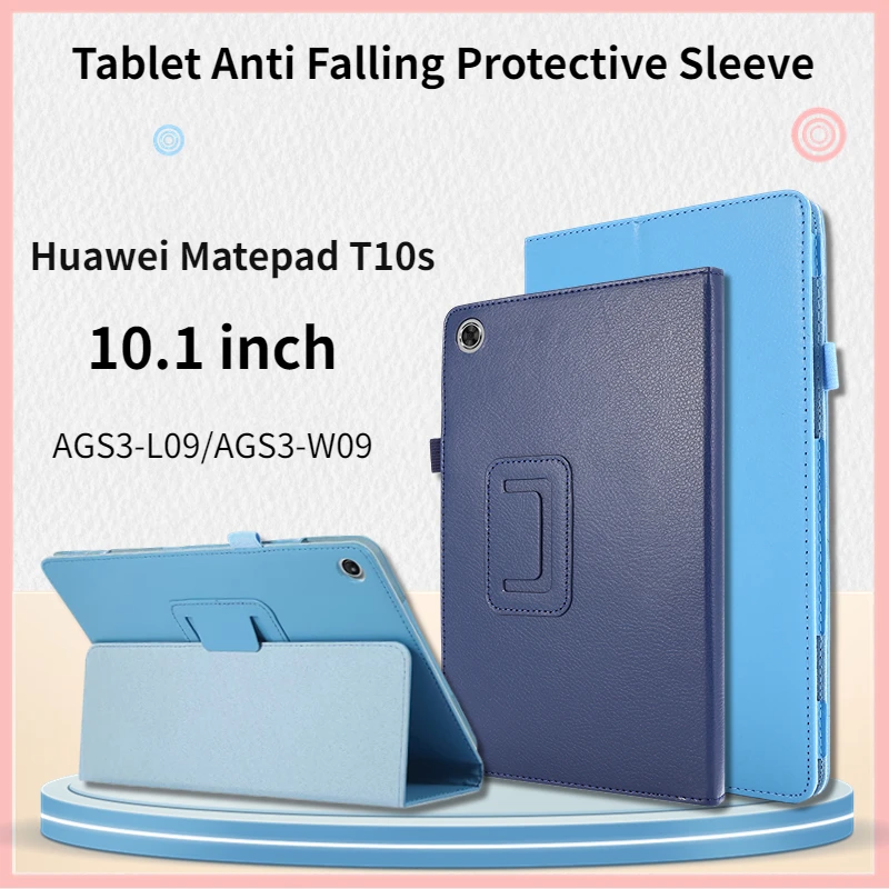 Per Huawei Matepad T10S Custodia 10.1 Ags3-L09 Ags3-W09 Fold Cover Per Huawei Matepad T10S 10.1 Custodia Per Tablet Coque Agr-L09 Agr-W09