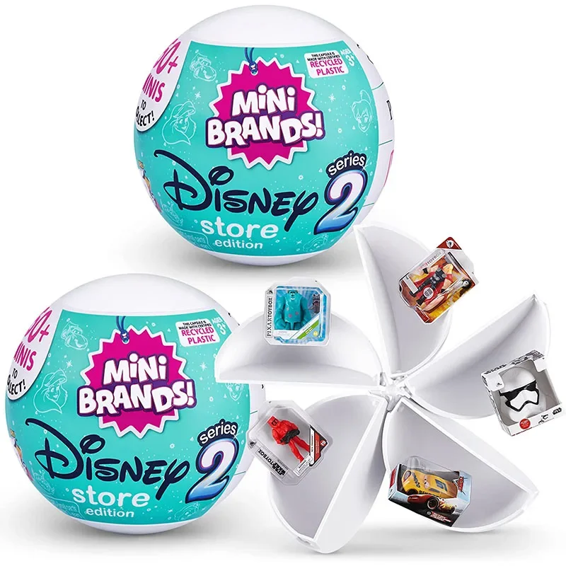 5 Surprise DISNEY Mini Toy Brands Mystery Capsule Collectibles Toys Blind Ball Children's Gift
