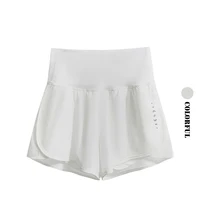 DRUR Running Short Women Gym Shorts 2 in 1Elastic Waist Shorts With Pocket Female Tennis Sportswear Fitness Clothes Jogger Pant - Image 3