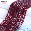 A++ Natural Red Garnet 3.8mm Cube Faceted Beads for Jewelry Making DIY Bracelet Necklace Accessories 6