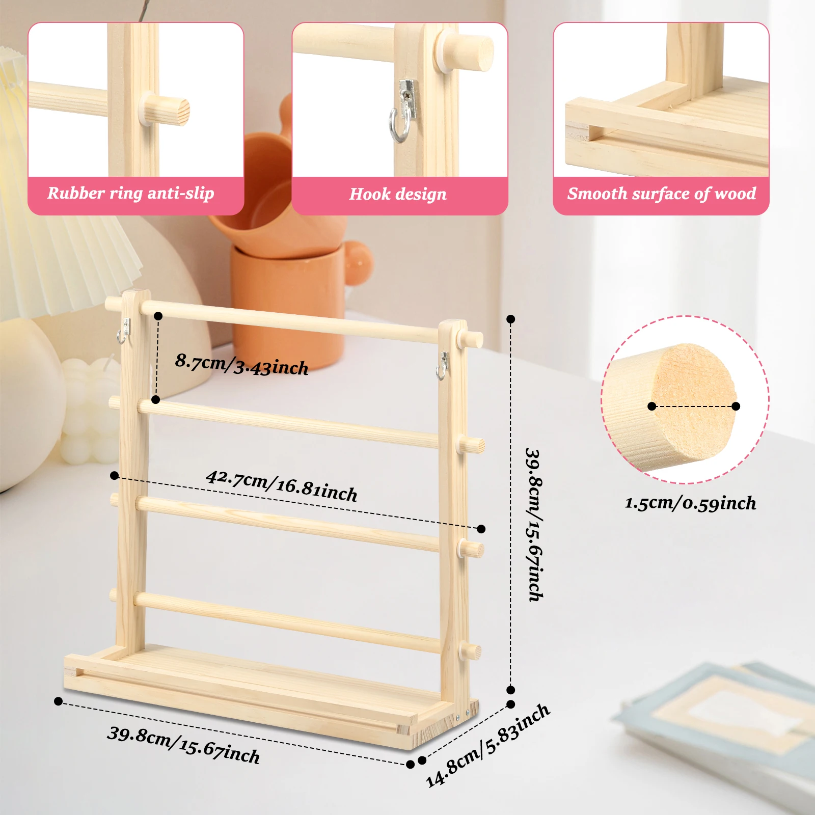 1 Organiseur De Ruban, Support De Rangement De Ruban, Support De Bobine