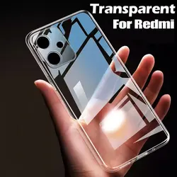Ultra Thin Shockproof Silicone Phone Case - Crystal Clear Protection for Xiaomi Redmi Note Series