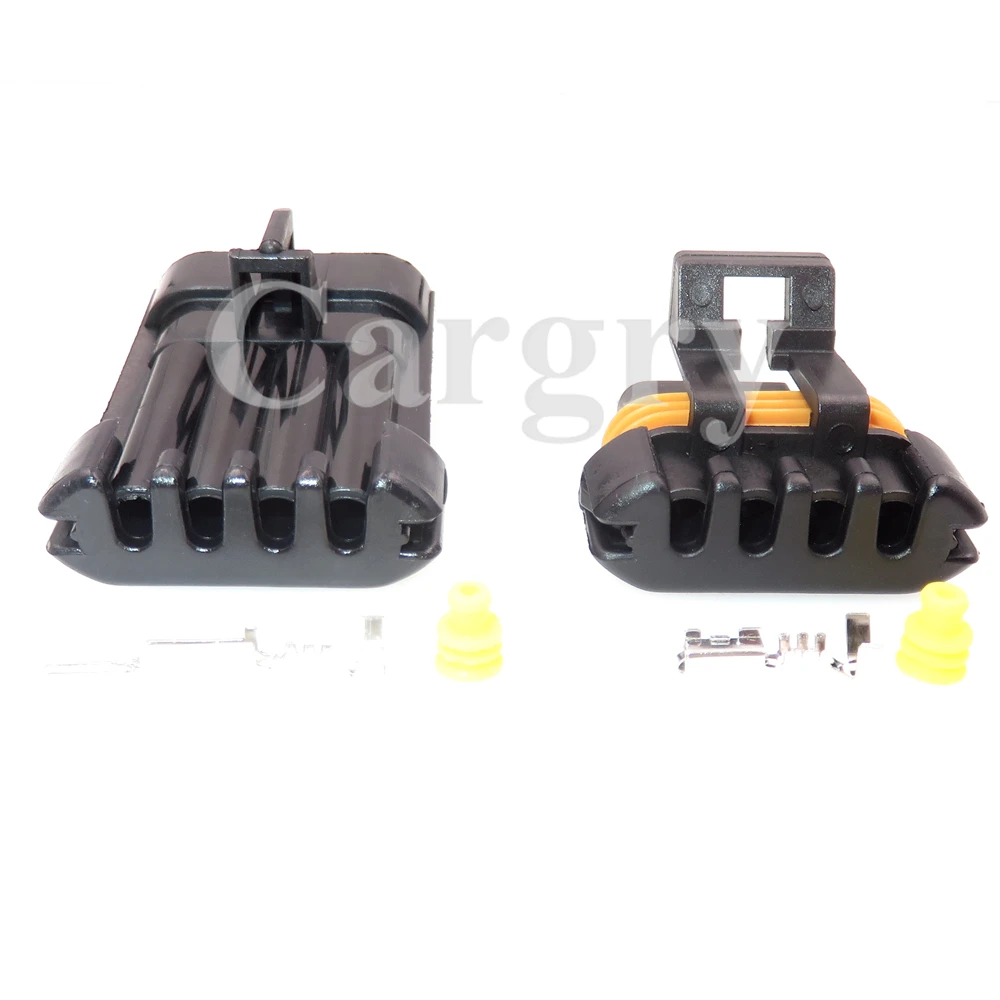 1 Set 4P 12162102 12162144 Car Oxygen Sensor Waterproof Connector AC Assembly Automotive Wiring Terminal Socket