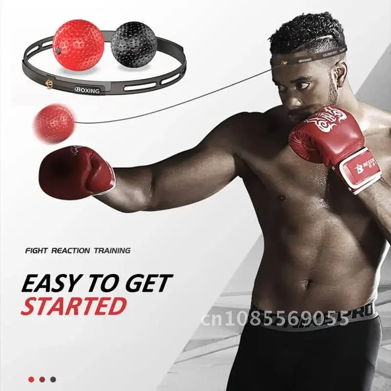 

Boxer Training Set Stress Gym Boxing Muay Thai Exercise Ball Sanda Raising Reaction Force Hand Eye Boxing Reflex Ball MMA