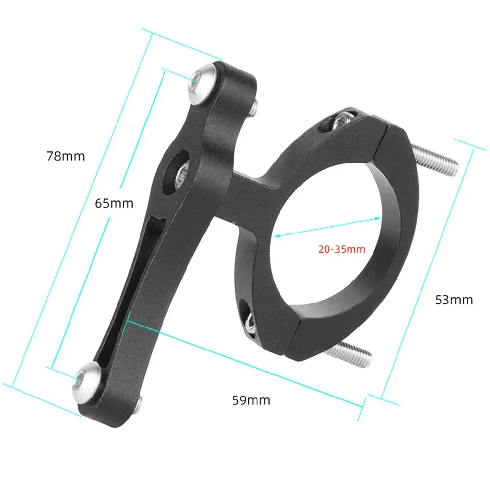 Bicycle Handlebar Water Bottle Holder Cage Mount Clamp Water Bottle Cage Conversion Aluminum Alloy Mount Clamp Seat Bike Parts