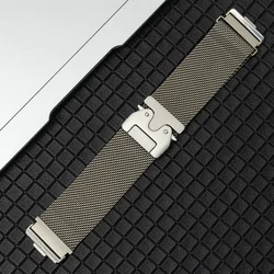 Luxury Milanese Stainless Steel Strap - Elegant Metal Loop Bracelet - Huawei 3 (Ti)