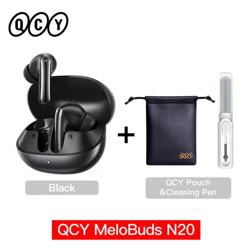 QCY Melobuds N20 HT20 Adaptive Hybrid Noise Cancelling -50dB Wireless  Bluetooth 6.0 Earbud 13mm Drivers 6 Mics HD Call Earphone - Image 12