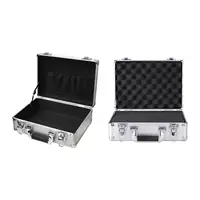 Aluminum Alloy Case Secure Document Storage Box Hard Briefcases Storage Case Portable Tool Case for Travel Men Tools Equiment 1