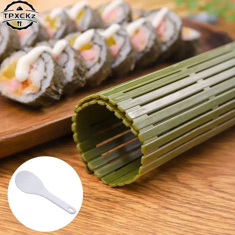

DIY Sushi Roll Mat Washable Reusable Sushi Roll Seaweed Roll Plastic Seaweed Roll Mold Mat DIY Japanese Cuisine Roll Sushi Mold
