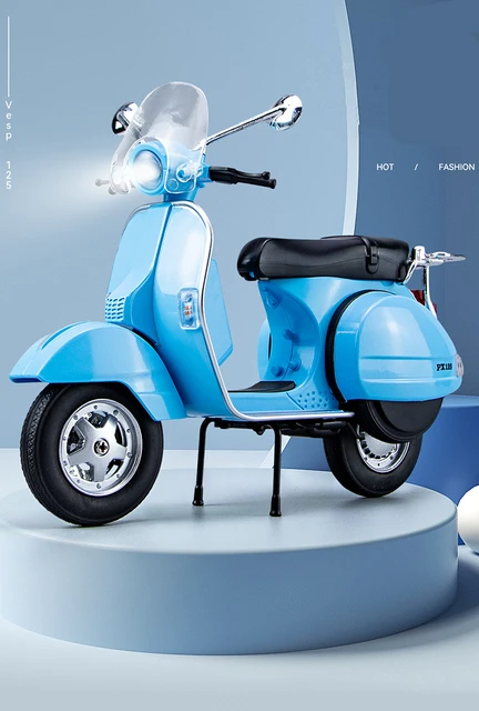 1/10 Vespa 125 Alloy Classic Leisure Motorcycle Model