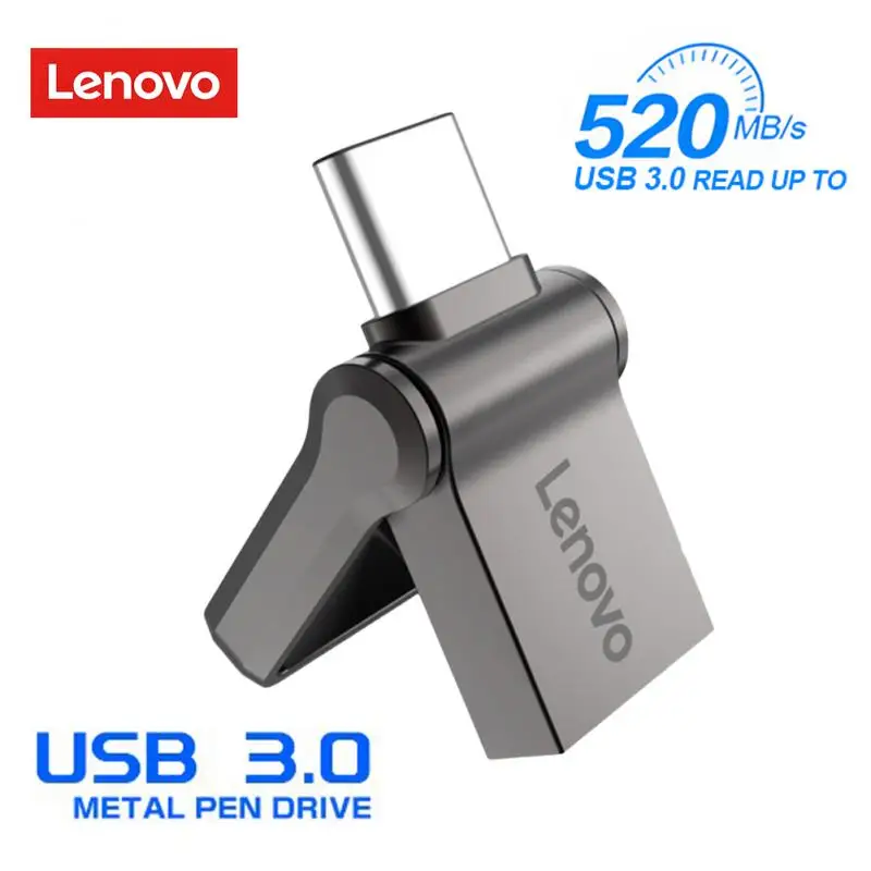 Lenovo Usb3.0 Pen Drive 1Tb 256Gb 512Gb Chiavette Usb Portatili Mini Usb Stick 128Gb Regalo Pendrive Memory Stick Per Pc Da Tavolo