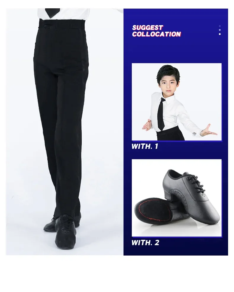 Pantaloni Da Ballo Uomo Neri Elastici - Latino, Jazz, Salsa | Vita Larga E Comoda - Foto 4