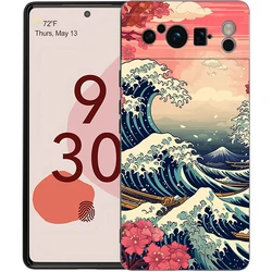 Fashionable Blue Wave Soft TPU Phone Case - Premium Protection and Style for Pixel 9 Pro (A1)