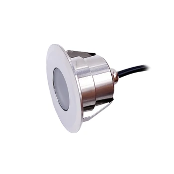 방수 Led 지하 조명, 테라스 스팟, DC12V, 24V, RGB 정원 장식, 조도 조절 내장 플로어 데크 램프, IP68, 1W, 2W, 3W