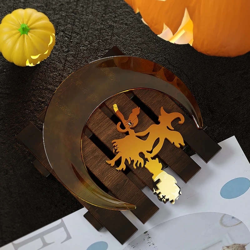 Силиконовые формы на Хэллоуин для свечей, формы на Хэллоуин, ювелирные изделия из смолы, формы ведьмы для изготовления мыла,