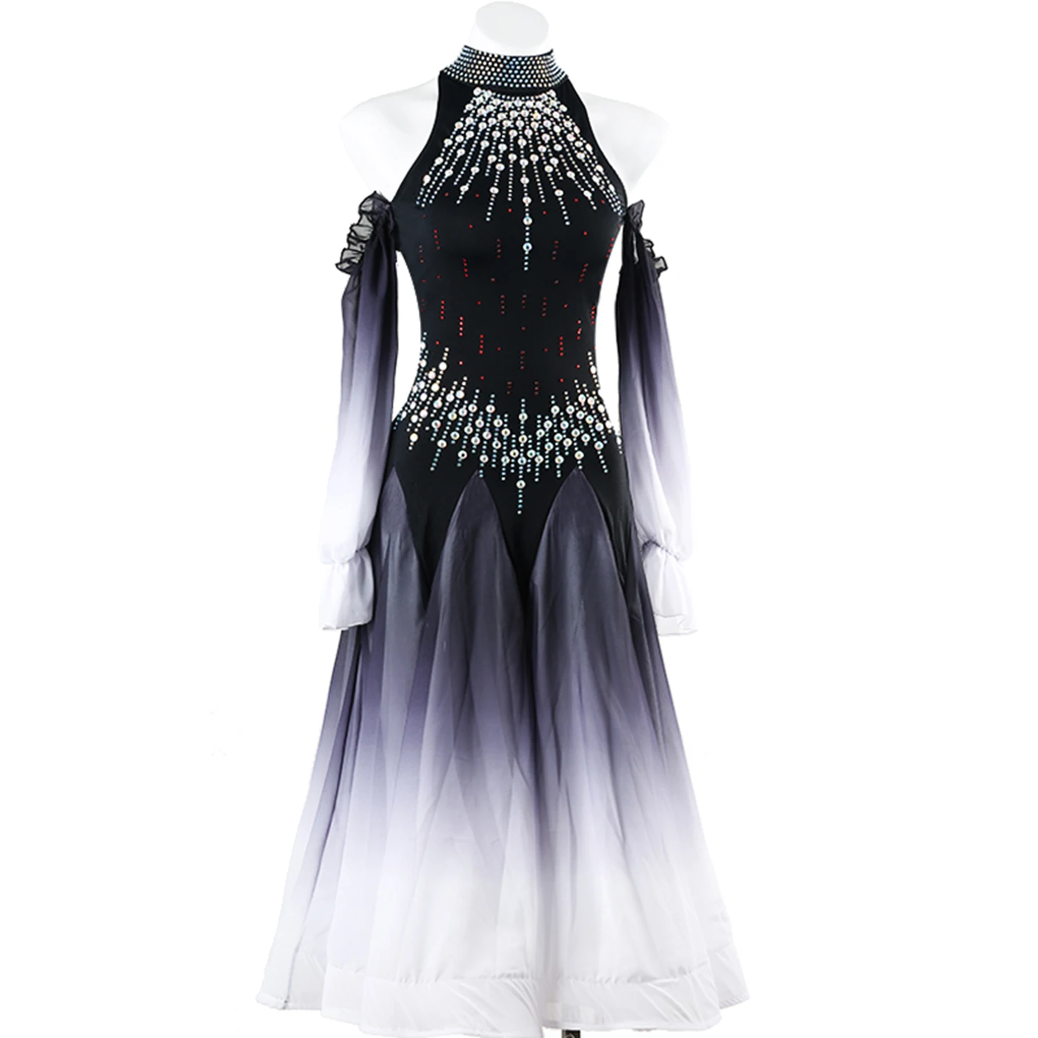 社交ダンスドレス 2025 競技標準ダンス女性ドレスダンスウェア