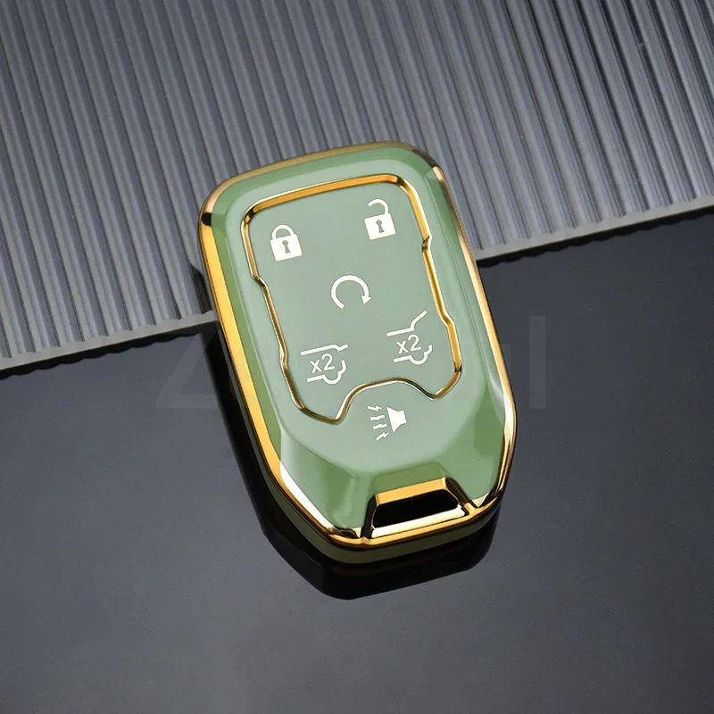 Premium Car Key Case Smart Shell Fob Cover Holder, 5/6 Button Design