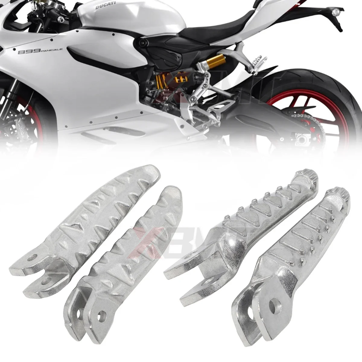 

Motorcycle Front / Rear Passenger Foot Pegs Footrest For Ducati Panigale 899 2014-2015 1199 2012-2014