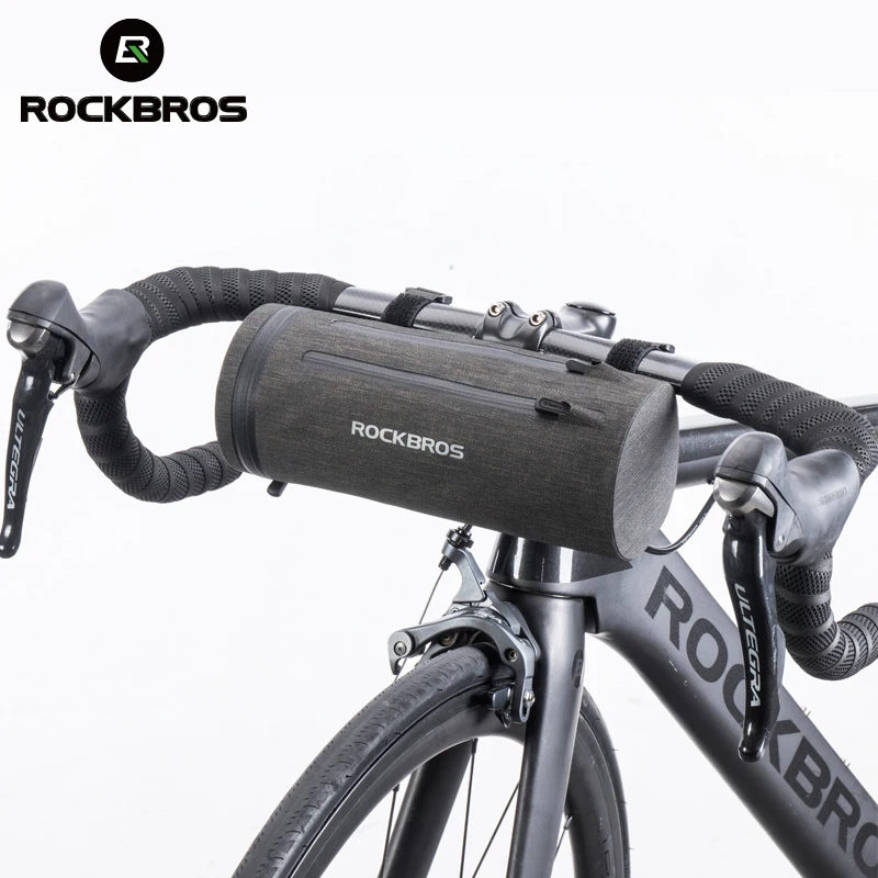 ROCKBROS 2L Bike Handlebar Bag Waterproof 7.5" Touch Screen Front Bicycle Bag 