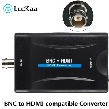 BNC to HDMI 호환 컨버터, BNC TV 신호 변환기, 1080P, 720P 디스플레이 비디오 어댑터, DVR 감지기용 감시 모니터