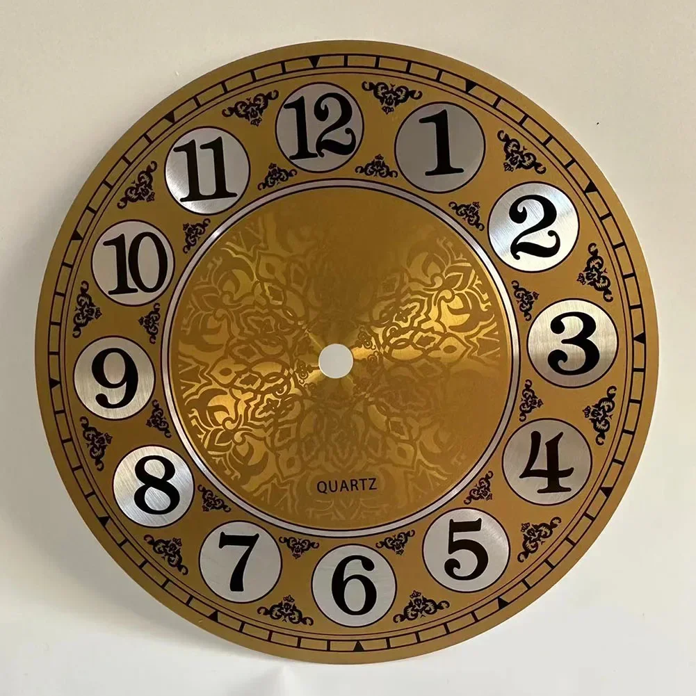 Wall Clock Clock Accessories 180mm Clock Dial Face DIY Quartz Vintage Wall Clock Dial Face DIY Repair for Bedroom Living Room Wall Decor