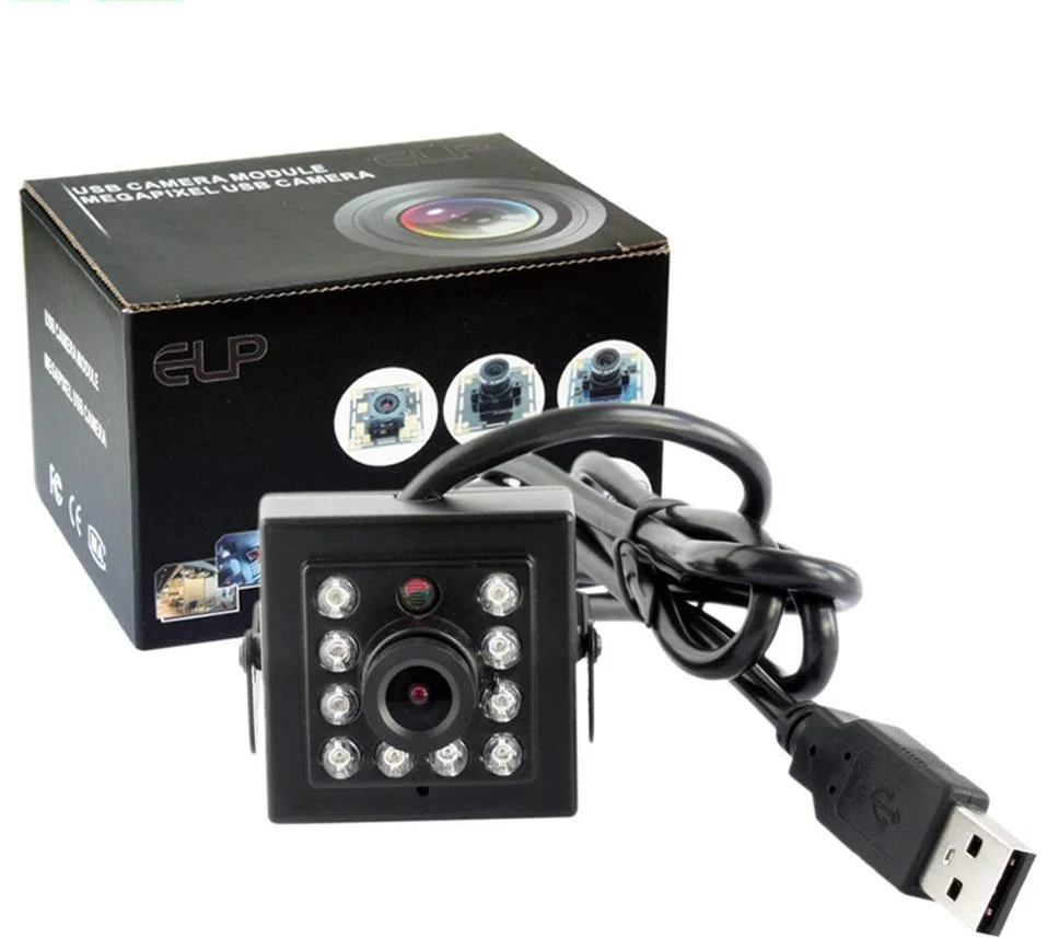 ELP 1080P 적외선 카메라 고속 100fps OV2710 UVC IR USB 카메라 야간 투시경 (IR LED 및 850nm IR 패스 필터 포함)