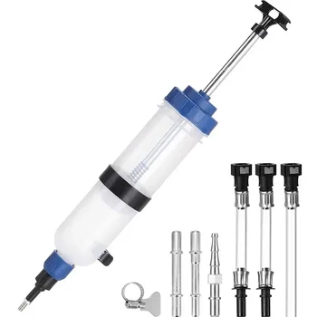 200/500/1500ML Car Oil Fluid Extractor Filling Syringe Bottle Transfer Fuel Extraction Liquid Oil Auto Manual Brake Oil Pump 1
