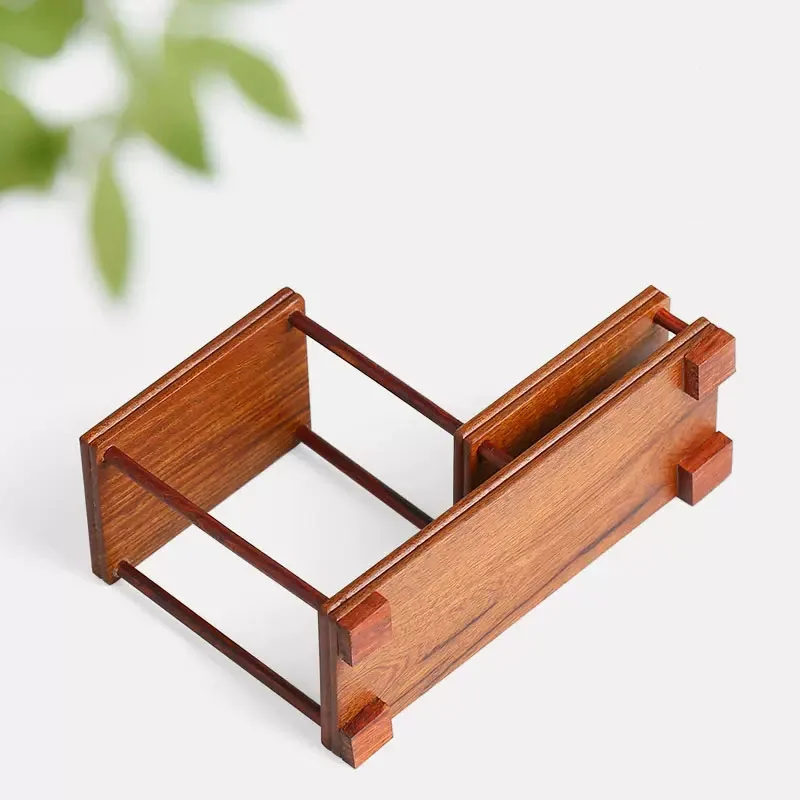 Solid Wood Tea Cup Rack, Chinese Tea Cake Storage Box, Table Shelf, Pu'er Tea Pot Stove, Cooking Accessories