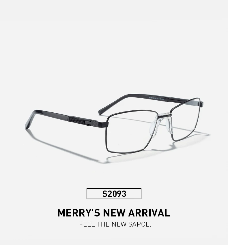 MERRYS DESIGN Luxus Männer Lesebrille Business Männer Reader Blau Licht Blockieren Anti Glare Filter Vergrößerung Gläser S2093 – Detail 1